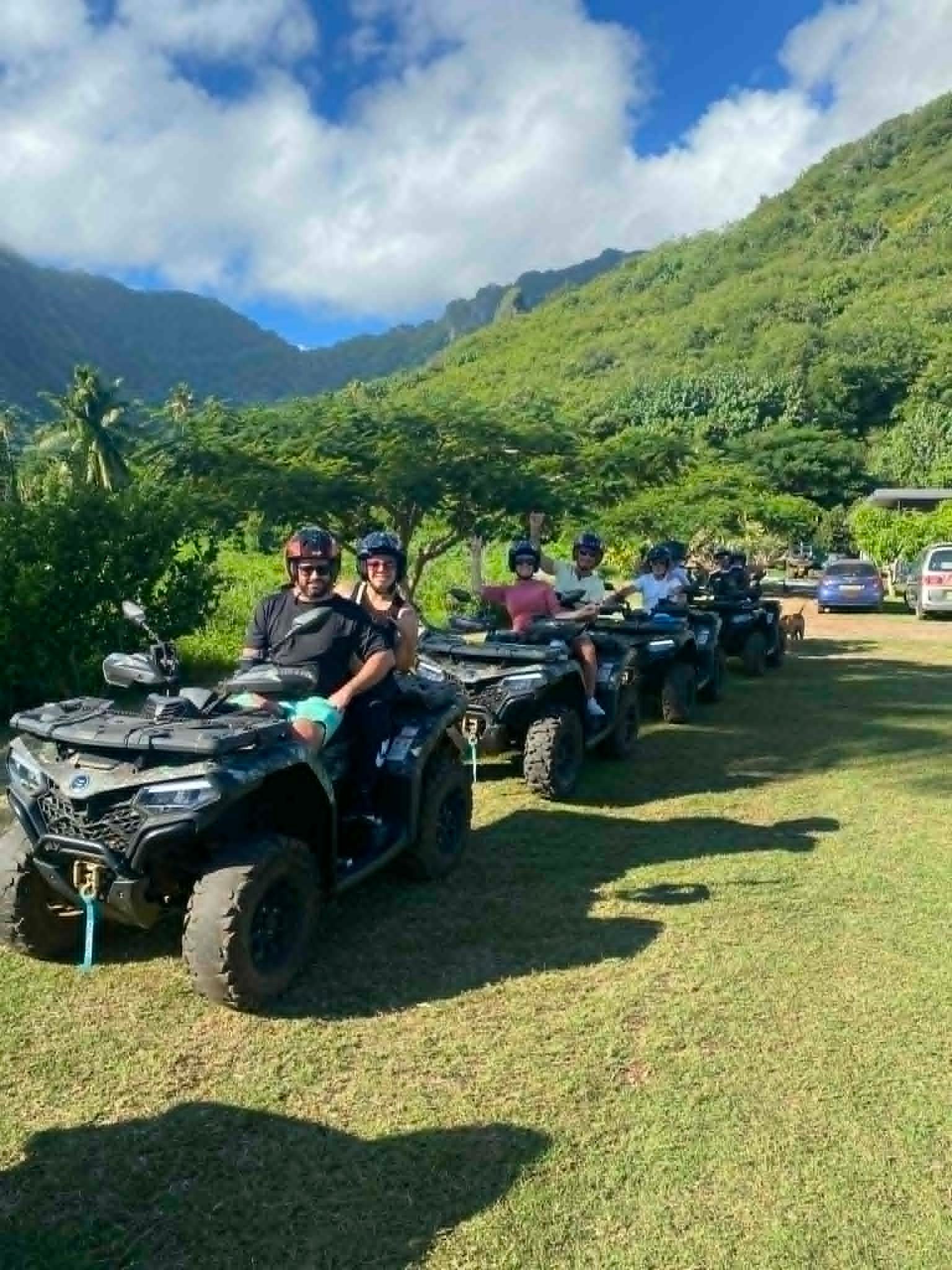Excursion quad à Moorea